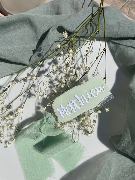 Marque Place Marque Page Acrylique