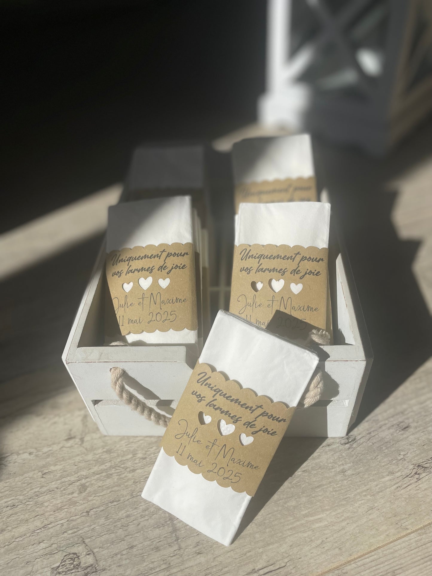 Mouchoirs MARIAGE (lot de 10 pièces)