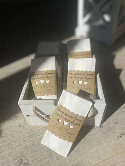 Mouchoirs MARIAGE (lot de 10 pièces)