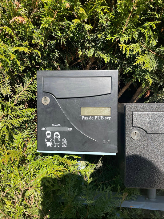 Stickers FAMILY boite aux lettres