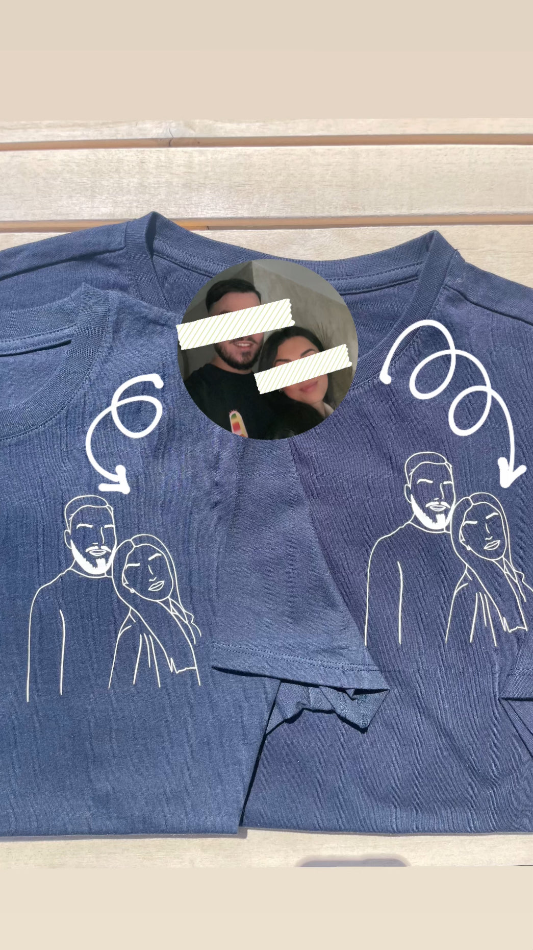 Tee-shirt LINE ART Femme