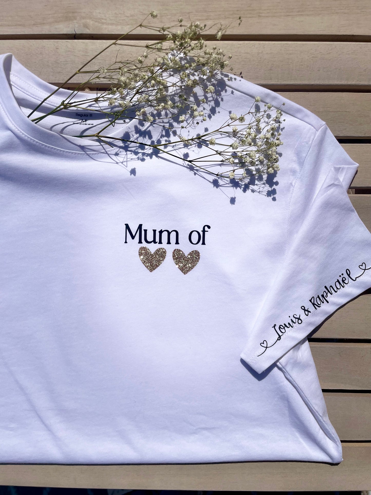 Tee-shirt MUM OF (et ses jolis cœurs)